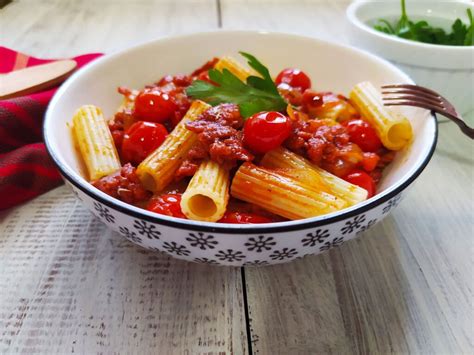 La Receta De Pasta Con Chorizo Y Tomate Cherry Divina Vinagreta