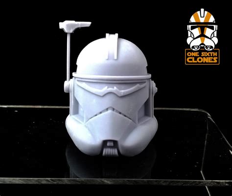 Scale Clone Commander Wolffe Phase Helmet Custom Figure Etsy