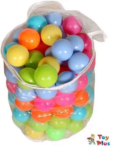 Multicolor Round Colour Plastic Balls Sizedimension 7 Cm At Rs 9