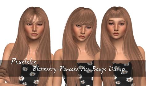 Lana CC Finds Sims Hair Bangs Hairstyles With Bangs