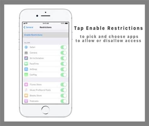 enabling restrictions   ipad  ultimate guide appletoolbox