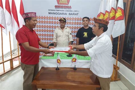 Dpc Gerindra Manggarai Barat Buka Pendaftaran Caleg Victory News