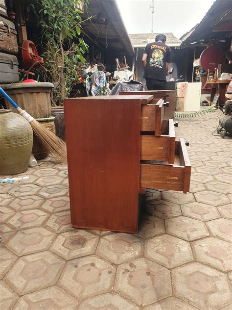 Cabinet Nakas Laci Art Deco Lemari Nakas 3 Laci On Carousell