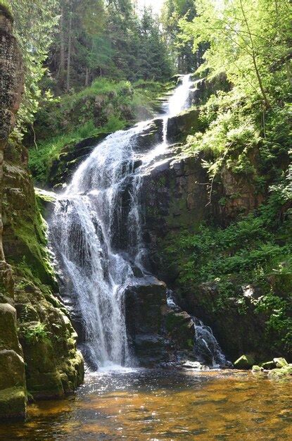 Premium Photo | Beauliful waterfall in the forest