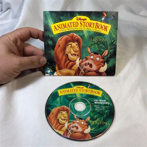 Disneys The Lion King Animated Storybook Pc Cd Rom 1995 Windows Ebay