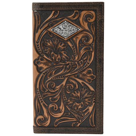 Justin Rodeo Tooled Wallet Western Edge Ltd