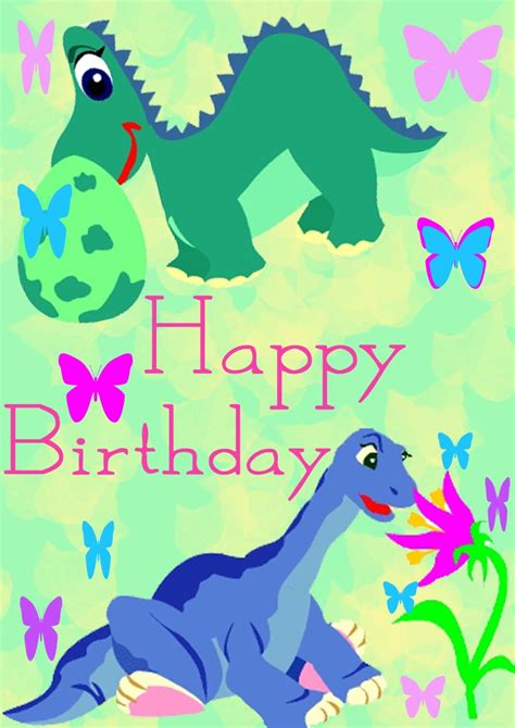 Dinosaur Birthday Card Printable Printable Word Searches