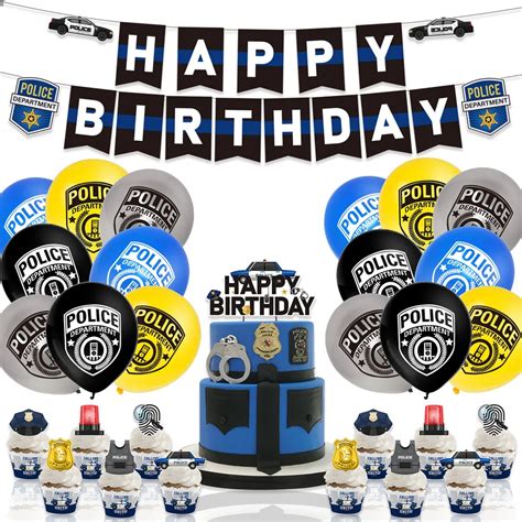 Birthday Police Badge