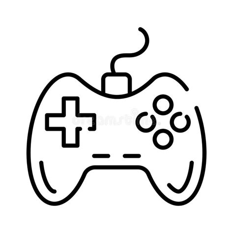 Game Console Or Game Controller Computer Gaming Gamepad Vector Icon