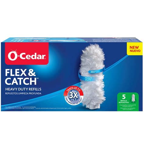 O Cedar Flex And Catch Heavy Duty Dusting Refills 5 Count 172172 The