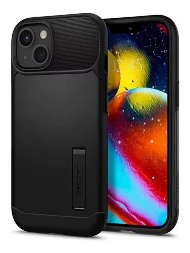 Funda Spigen Para IPhone 13 Slim Armor Color Negro MercadoLibre