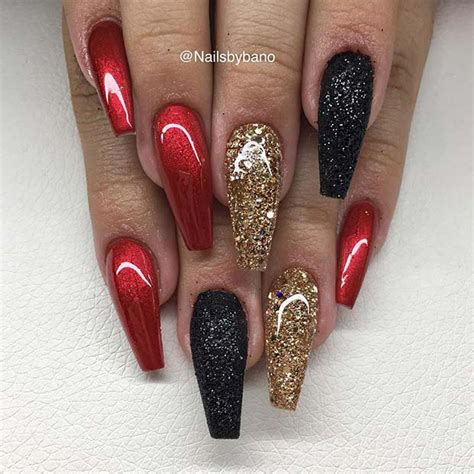 23 Red and Black Nails to Copy in 2021 – StayGlam