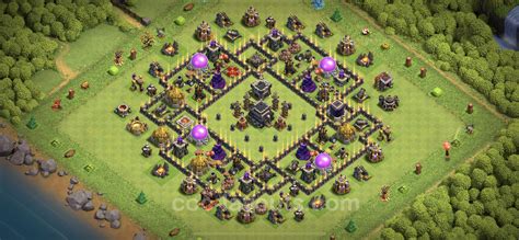 Melhor Layout De Defesa Cv Link H Brido Coc Clash Of Clans