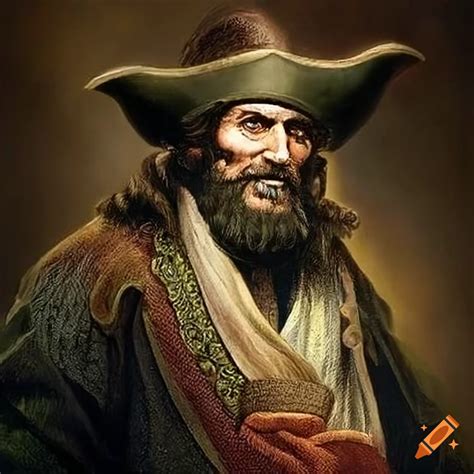 Image Of Blackbeard The Pirate In Narnia On Craiyon