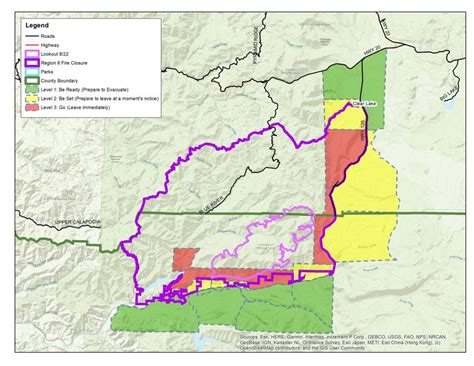 Lookout Fire update and evacuation map Aug. 23 | Linn County Oregon