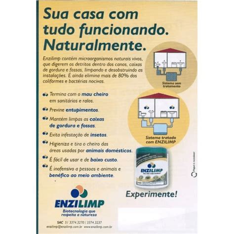 Enzilimp Gr Biodegradador Limpa Fossa E Caixa De Gordura Submarino