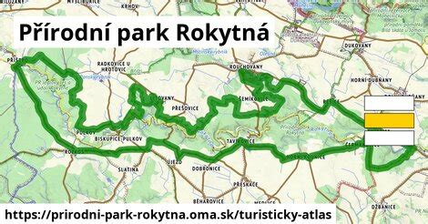 Turistická mapa Přírodní park Rokytná oma sk