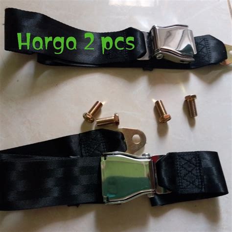 Jual Safety Belt Seat Belt Sabuk Pengaman 2 Titik Manual Aircraft Kab