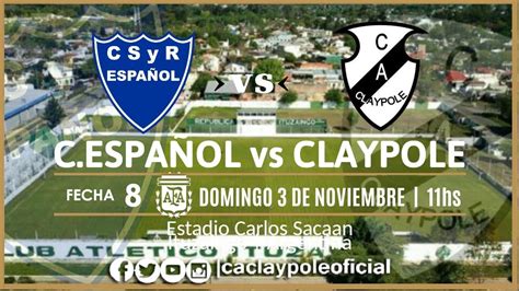 Centro Español vs Claypole Fecha 8 Primera D Apertura 2019 20