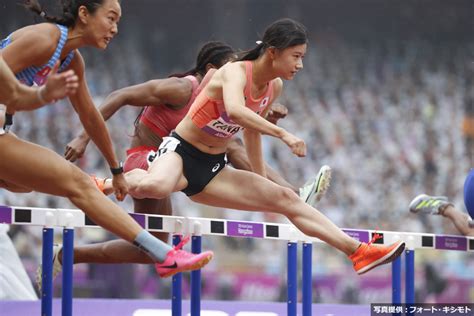 【杭州アジア大会】田中佑美（富士通）／女子100mハードル予選：日本陸上競技連盟公式サイト