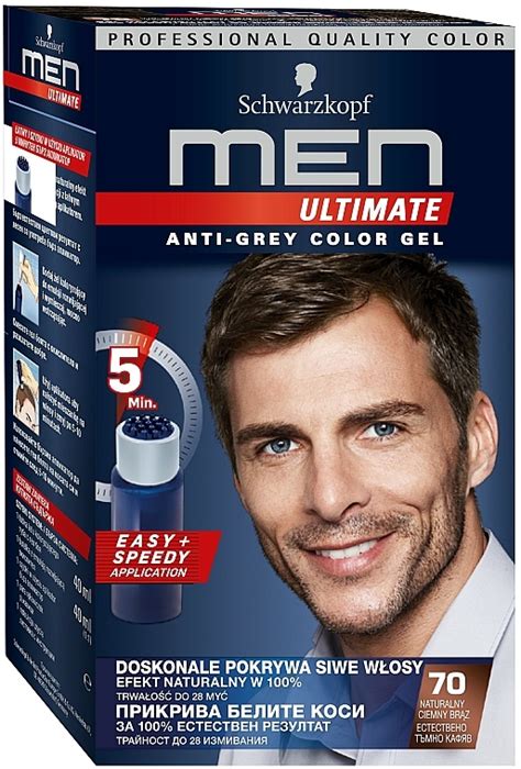 Schwarzkopf Men Ultimate Anti Grey Colour Gel Koloryzujący żel Do