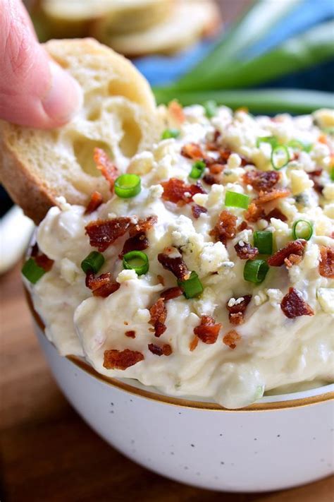 This Bacon Blue Cheese Dip Is The Ultimate Easy Party Dip Loaded With