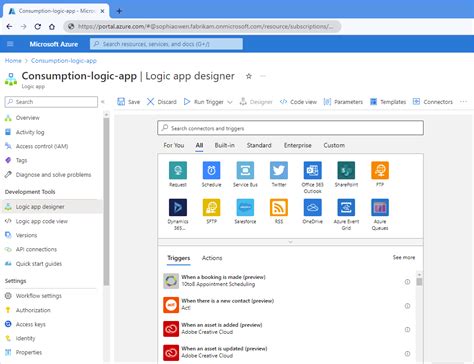 Create A Workflow With A Trigger Or Action Azure Logic Apps