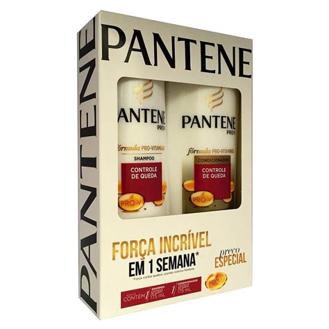 Kit Sh Cond Pantene Ml Controle De Queda Farmaviver