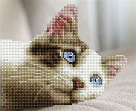 DIAMOND DOTZ® - Daydream Kitty, Partial Drill, Round Dotz, Diamond ...