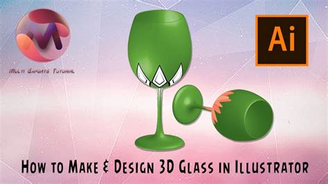 How To Make And Design 3d Glass In Illustrator L Illustrator Tutorial L Multi Experts Tutorial