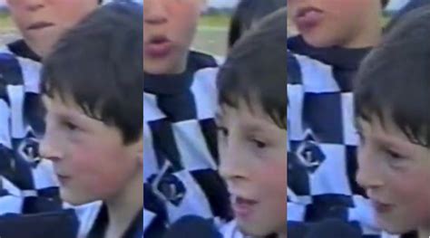 Watch: Lionel Messi’s first-ever interview as a kid | Football News ...