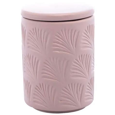 Conjunto 2pçs para Banheiro de Cerâmica Leaf Nude 29562 Wolff Dorémi Casa Decor Decoração