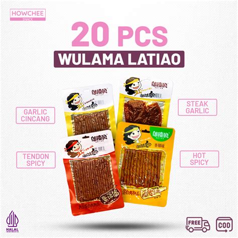 Jual Latiao Howcheesnack HALAL Wulama 20 Pcs Gluten Latiao Snack A