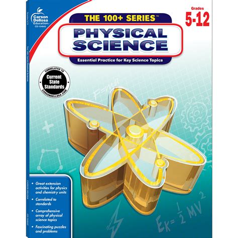 Carson Dellosa The 100 Series Physical Science Workbook 128 Pages