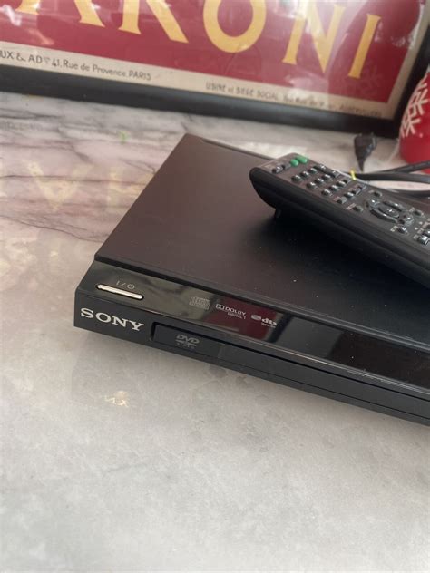 Sony DVP SR510H HDMI DVD Player With Remote Controller Works Power Cord