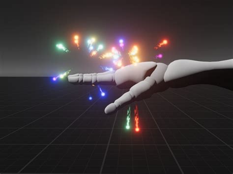 【unity Vrchat】updated Free Firework Hand Particles By Raivo Raivovfx Booth