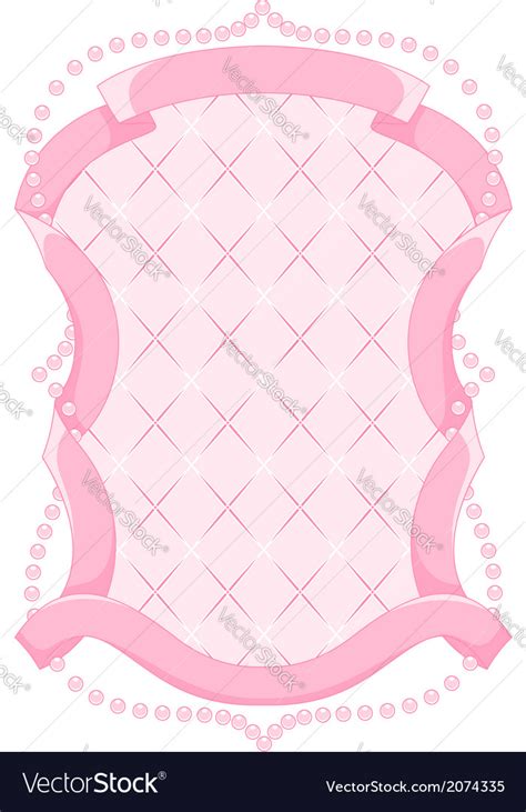 pink frame royalty  vector image vectorstock
