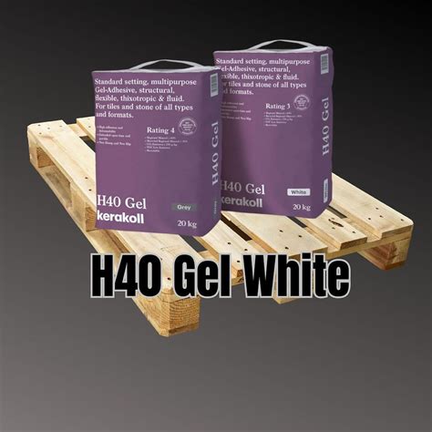 Pallet Deal 48 Bags Kerakoll H40 Gel Adhesive Standard Set S1 20kg