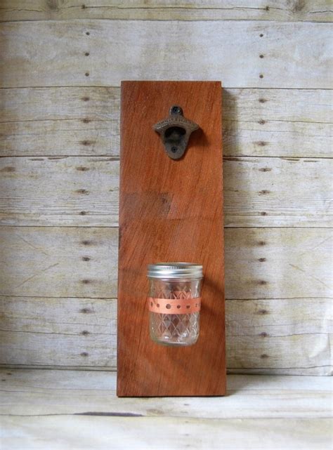 Custom Wall Mounted Bottle Opener Rustic Reclaimed Old