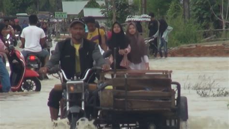 Diguyur Hujan Deras Kecamatan Di Aceh Tamiang Terendam Banjir