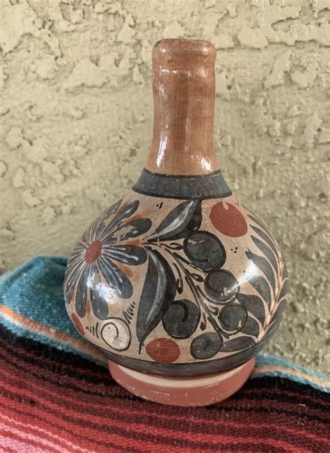 Tonala Pottery Vase Mexican Pottery Vintage Tonala Ceramics Etsy