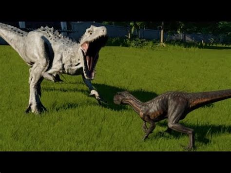 Jurassic World Evolution Indoraptor Vs Indominus Rex 1080p 60FPS