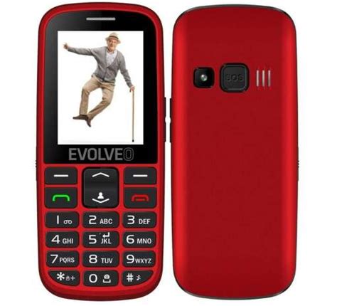 Evolveo EasyPhone EG červený Nay sk