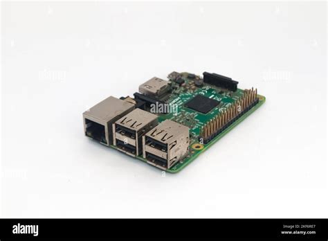 side view   mini pc   white background stock photo alamy