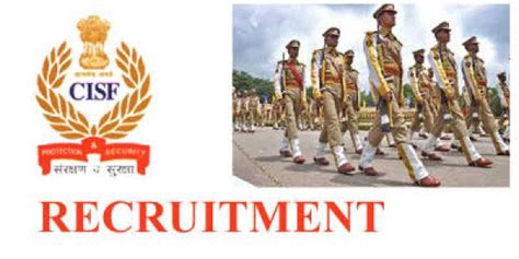 Cisf Recruitment Vacancies For Sub Inspector