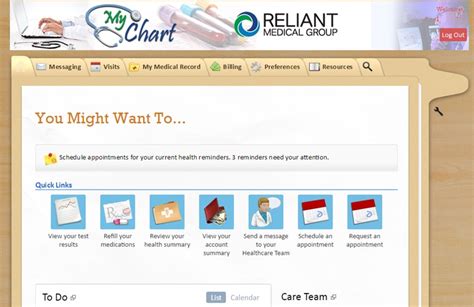 Reliant Mychart Login