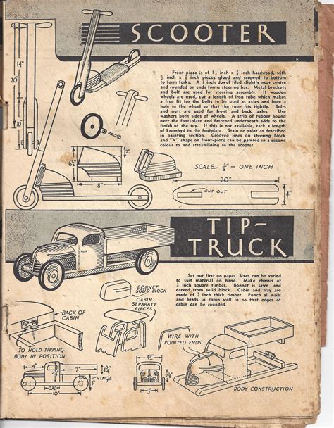 Plans for a make it yourself children's toys. from a 1928 Handicrafts ...