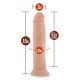 BL 29813 Dr Skin Plus 9 Inch Posable Thick Dildo Vanilla Honey S Place