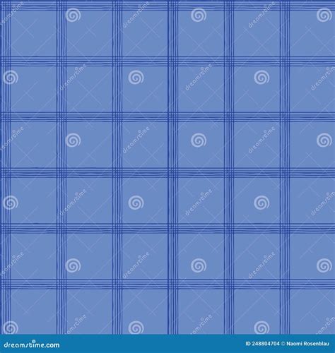 Blue Window Pane Plaid For The Home Stock Illustration Illustration