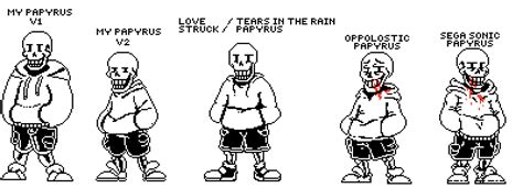 Pixilart Papyrus Comparison By Werdna 5002